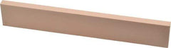 Made in USA - 600 Grit Aluminum Oxide Rectangular Polishing Stone - Super Fine Grade, 1" Wide x 6" Long x 1/4" Thick - USA Tool & Supply