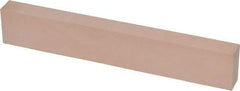 Made in USA - 600 Grit Aluminum Oxide Rectangular Polishing Stone - Super Fine Grade, 1" Wide x 6" Long x 1/2" Thick - USA Tool & Supply