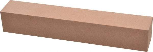 Made in USA - 220 Grit Aluminum Oxide Square Polishing Stone - Very Fine Grade, 1" Wide x 6" Long x 1" Thick - USA Tool & Supply