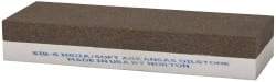 Norton - 6" Long x 2" Wide x 1" Thick, Aluminum Oxide Sharpening Stone - Rectangle, Coarse, Extra Fine Grade - USA Tool & Supply
