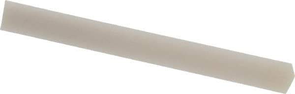 Made in USA - 3" Long x 3/8" Wide x 3/8" Thick, Novaculite Sharpening Stone - Triangle, Ultra Fine Grade - USA Tool & Supply