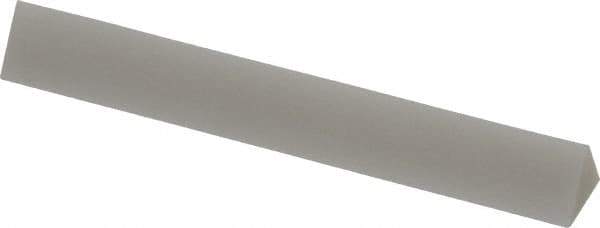 Made in USA - 3" Long x 1/2" Wide x 1/2" Thick, Novaculite Sharpening Stone - Triangle, Ultra Fine Grade - USA Tool & Supply