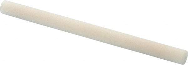 Made in USA - 3" Long x 1/4" Diam x 1/4" Thick, Novaculite Sharpening Stone - Round, Ultra Fine Grade - USA Tool & Supply