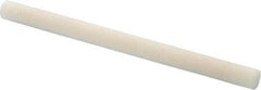 Made in USA - 3" Long x 1/4" Diam x 1/4" Thick, Novaculite Sharpening Stone - Round, Ultra Fine Grade - USA Tool & Supply