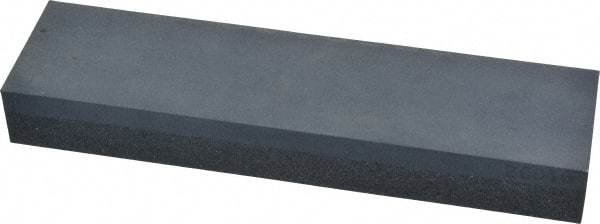 Made in USA - 8" Long x 2" Wide x 1" Thick, Silicon Carbide Sharpening Stone - Rectangle, Coarse, Fine Grade - USA Tool & Supply