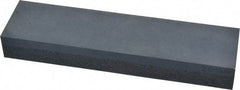 Made in USA - 8" Long x 2" Wide x 1" Thick, Silicon Carbide Sharpening Stone - Rectangle, Coarse, Fine Grade - USA Tool & Supply