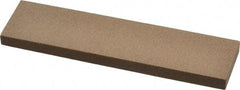 Made in USA - 4" Long x 1" Wide x 1/4" Thick, Aluminum Oxide Sharpening Stone - Rectangle, Medium Grade - USA Tool & Supply