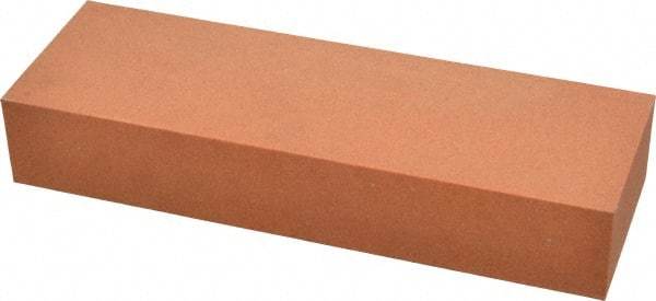 Made in USA - 6" Long x 2" Wide x 1" Thick, Aluminum Oxide Sharpening Stone - Rectangle, Fine Grade - USA Tool & Supply