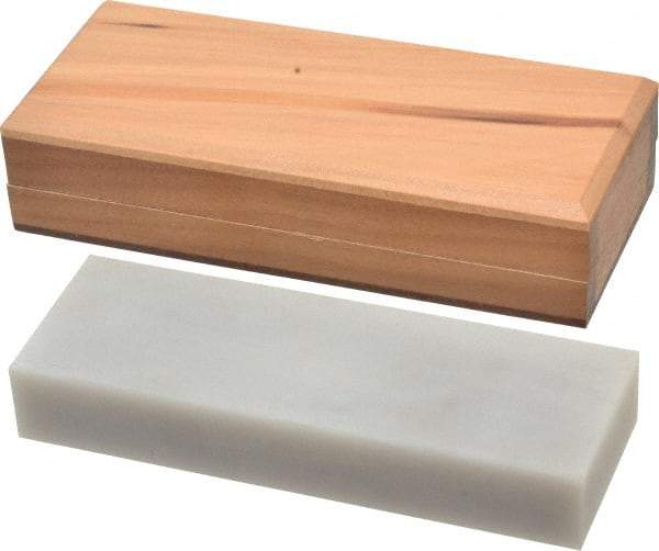 Made in USA - 6" Long x 2" Wide x 3/4" Thick, Novaculite Sharpening Stone - Rectangle, Ultra Fine Grade - USA Tool & Supply