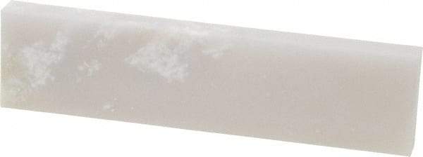 Made in USA - 4" Long x 1" Wide x 3/8" Thick, Novaculite Sharpening Stone - Flat, Extra Fine Grade - USA Tool & Supply
