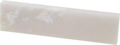 Made in USA - 4" Long x 1" Wide x 3/8" Thick, Novaculite Sharpening Stone - Flat, Extra Fine Grade - USA Tool & Supply