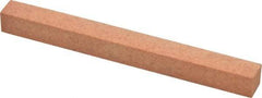 Made in USA - 4" Long x 3/8" Wide x 3/8" Thick, Aluminum Oxide Sharpening Stone - Square, Fine Grade - USA Tool & Supply