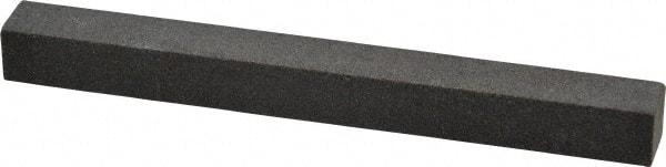Made in USA - 4" Long x 3/8" Wide x 3/8" Thick, Aluminum Oxide Sharpening Stone - Square, Coarse Grade - USA Tool & Supply