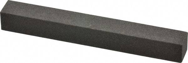 Made in USA - 4" Long x 1/2" Wide x 1/2" Thick, Aluminum Oxide Sharpening Stone - Square, Coarse Grade - USA Tool & Supply