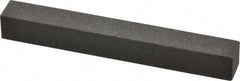 Made in USA - 4" Long x 1/2" Wide x 1/2" Thick, Aluminum Oxide Sharpening Stone - Square, Coarse Grade - USA Tool & Supply