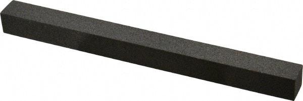 Made in USA - 6" Long x 1/2" Wide x 1/2" Thick, Aluminum Oxide Sharpening Stone - Square, Coarse Grade - USA Tool & Supply