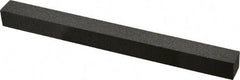 Made in USA - 6" Long x 1/2" Wide x 1/2" Thick, Aluminum Oxide Sharpening Stone - Square, Coarse Grade - USA Tool & Supply