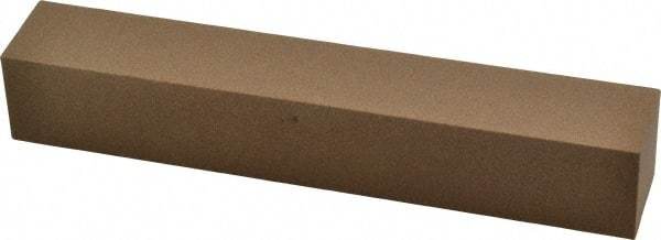 Made in USA - 6" Long x 1" Wide x 1" Thick, Aluminum Oxide Sharpening Stone - Square, Medium Grade - USA Tool & Supply