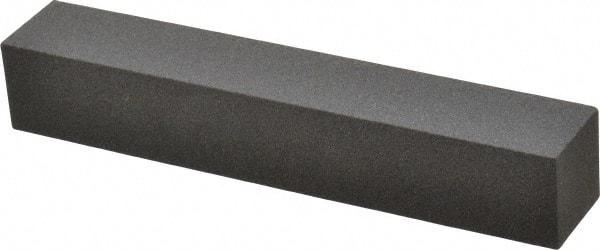 Made in USA - 6" Long x 1" Wide x 1" Thick, Aluminum Oxide Sharpening Stone - Square, Coarse Grade - USA Tool & Supply