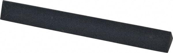 Made in USA - 4" Long x 1/2" Wide x 1/2" Thick, Silicon Carbide Sharpening Stone - Triangle, Fine Grade - USA Tool & Supply