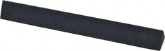 Made in USA - 4" Long x 1/2" Wide x 1/2" Thick, Silicon Carbide Sharpening Stone - Triangle, Fine Grade - USA Tool & Supply