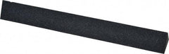 Made in USA - 4" Long x 1/2" Wide x 1/2" Thick, Silicon Carbide Sharpening Stone - Triangle, Medium Grade - USA Tool & Supply