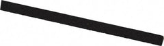 Made in USA - 4" Long x 1/4" Wide x 1/4" Thick, Aluminum Oxide Sharpening Stone - Triangle, Coarse Grade - USA Tool & Supply