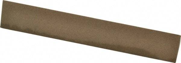 Made in USA - 6" Long x 1" Wide x 1" Thick, Aluminum Oxide Sharpening Stone - Triangle, Medium Grade - USA Tool & Supply