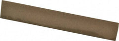 Made in USA - 6" Long x 1" Wide x 1" Thick, Aluminum Oxide Sharpening Stone - Triangle, Medium Grade - USA Tool & Supply