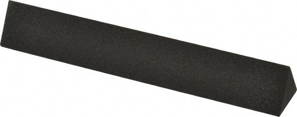 Made in USA - 6" Long x 1" Wide x 1" Thick, Aluminum Oxide Sharpening Stone - Triangle, Coarse Grade - USA Tool & Supply