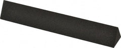 Made in USA - 6" Long x 1" Wide x 1" Thick, Aluminum Oxide Sharpening Stone - Triangle, Coarse Grade - USA Tool & Supply