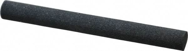 Made in USA - 4" Long x 3/8" Diam x 3/8" Thick, Silicon Carbide Sharpening Stone - Round, Medium Grade - USA Tool & Supply