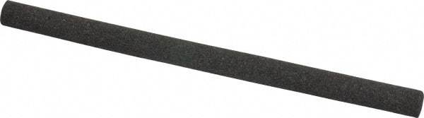 Made in USA - 4" Long x 1/4" Diam x 1/4" Thick, Aluminum Oxide Sharpening Stone - Round, Coarse Grade - USA Tool & Supply