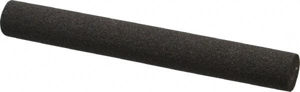 Made in USA - 4" Long x 1/2" Diam x 1/2" Thick, Aluminum Oxide Sharpening Stone - Round, Coarse Grade - USA Tool & Supply