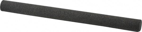 Made in USA - 6" Long x 1/2" Diam x 1/2" Thick, Aluminum Oxide Sharpening Stone - Round, Coarse Grade - USA Tool & Supply