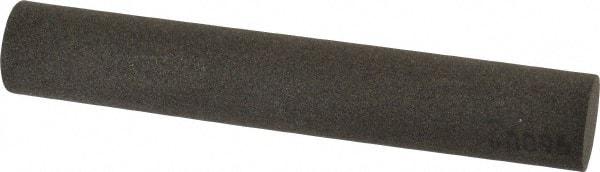 Made in USA - 6" Long x 1" Diam x 1" Thick, Aluminum Oxide Sharpening Stone - Round, Coarse Grade - USA Tool & Supply