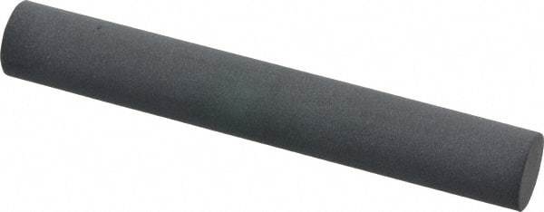 Made in USA - 3" Long x 1/2" Diam x 1/2" Thick, Novaculite Sharpening Stone - Round, Ultra Fine Grade - USA Tool & Supply