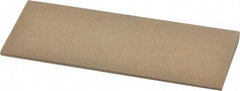 Made in USA - 4-1/2" Long x 1-3/4" Diam x 1/4" Thick, Aluminum Oxide Sharpening Stone - Round, Medium Grade - USA Tool & Supply