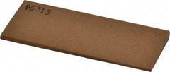 Made in USA - 4-1/2" Long x 1-3/4" Diam x 3/8" Thick, Aluminum Oxide Sharpening Stone - Round, Medium Grade - USA Tool & Supply