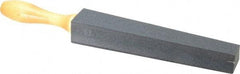 Made in USA - 1/2" Wide x 14" OAL, Silicon Carbide Sharpening Stone - Flat, 180 Grit - USA Tool & Supply