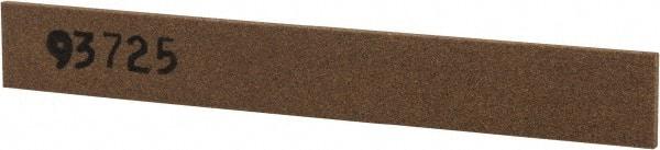 Made in USA - 1/2" Wide x 4" OAL, Aluminum Oxide Sharpening Stone - Flat, Medium Grade, 220 Grit - USA Tool & Supply