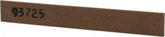 Made in USA - 1/2" Wide x 4" OAL, Aluminum Oxide Sharpening Stone - Flat, Medium Grade, 220 Grit - USA Tool & Supply