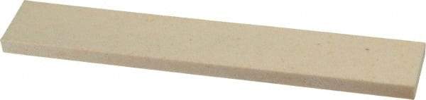 Norton - 120 Grit Aluminum Oxide Rectangular Roughing Stone - Fine Grade, 1" Wide x 6" Long x 1/4" Thick - USA Tool & Supply