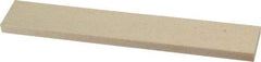 Norton - 120 Grit Aluminum Oxide Rectangular Roughing Stone - Fine Grade, 1" Wide x 6" Long x 1/4" Thick - USA Tool & Supply