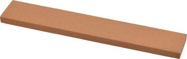 Norton - 180 Grit Aluminum Oxide Rectangular Roughing Stone - Very Fine Grade, 1" Wide x 6" Long x 1/4" Thick - USA Tool & Supply