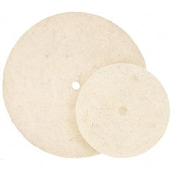 WALTER Surface Technologies - 7" Diam, Unmounted Buffing Wheel - Hook & Loop Felt Disc, High Density Density - USA Tool & Supply