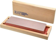 DMT - 8" Long x 2-5/8" Wide x 1-1/4" Thick, Diam ond Sharpening Stone - Rectangle, 600 Grit, Fine Grade - USA Tool & Supply