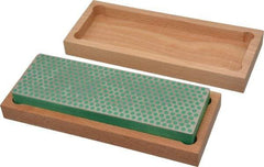 DMT - 6" Long x 2" Wide x 3/4" Thick, Diam ond Sharpening Stone - Rectangle, 1200 Grit, Extra Fine Grade - USA Tool & Supply
