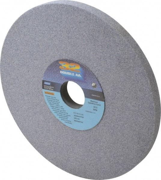 Norton - 8" Diam x 1-1/4" Hole x 1/2" Thick, I Hardness, 60 Grit Surface Grinding Wheel - Aluminum Oxide, Type 1, Medium Grade, 3,600 Max RPM, Vitrified Bond, No Recess - USA Tool & Supply