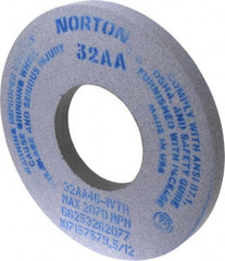 Norton - 12" Diam x 5" Hole x 1" Thick, I Hardness, 46 Grit Surface Grinding Wheel - Aluminum Oxide, Type 1, Coarse Grade, 2,070 Max RPM, Vitrified Bond, No Recess - USA Tool & Supply